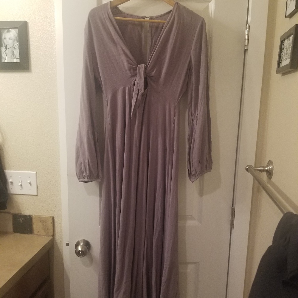 Anthropologie long dress. Cut out. Size Medium